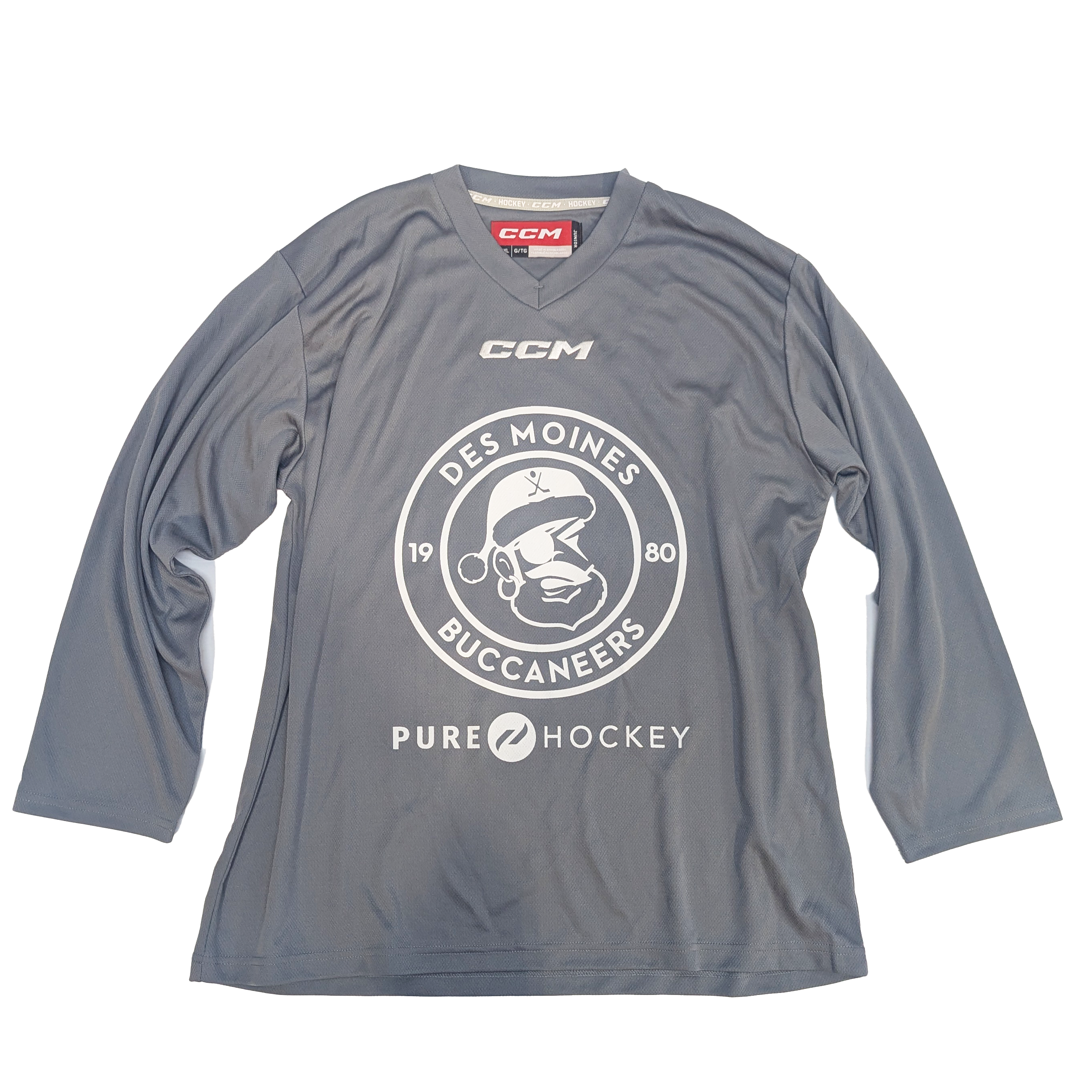 CCM - Nouveau maillot d'entraînement - Junior (gris)